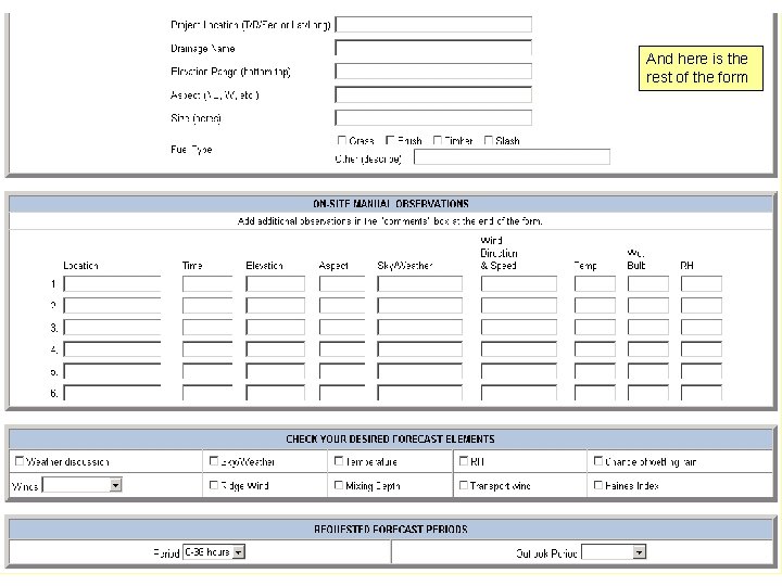 And here is the rest of the form 