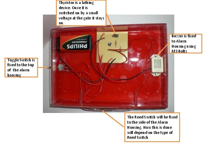 Thyristor is a lathing device. Once it is switched on by a small voltage