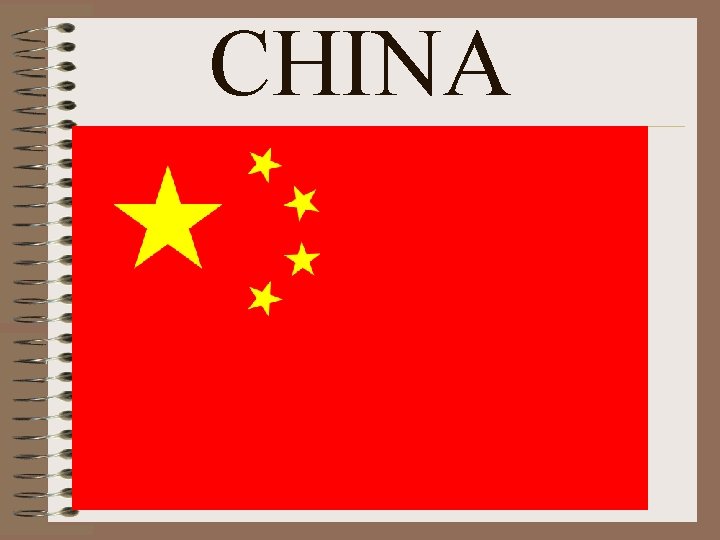 CHINA CHINA