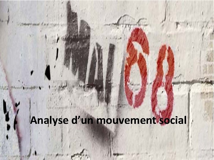 Analyse d’un mouvement social 