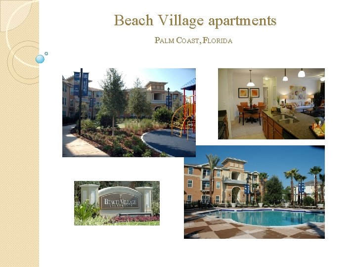 Beach Village apartments PALM COAST, FLORIDA 