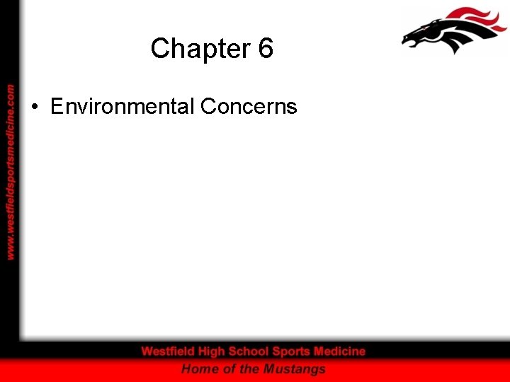 Chapter 6 • Environmental Concerns 