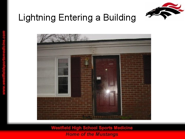 Lightning Entering a Building 