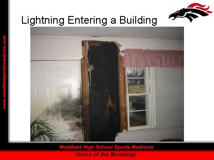 Lightning Entering a Building 