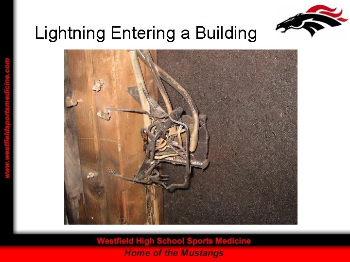 Lightning Entering a Building 