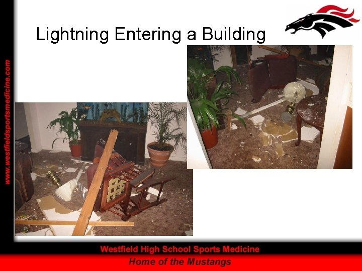 Lightning Entering a Building 