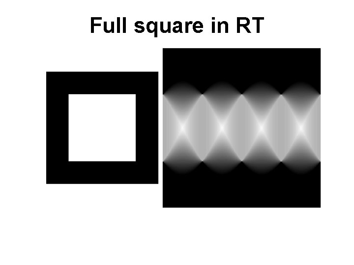 Full square in RT Full square in RT