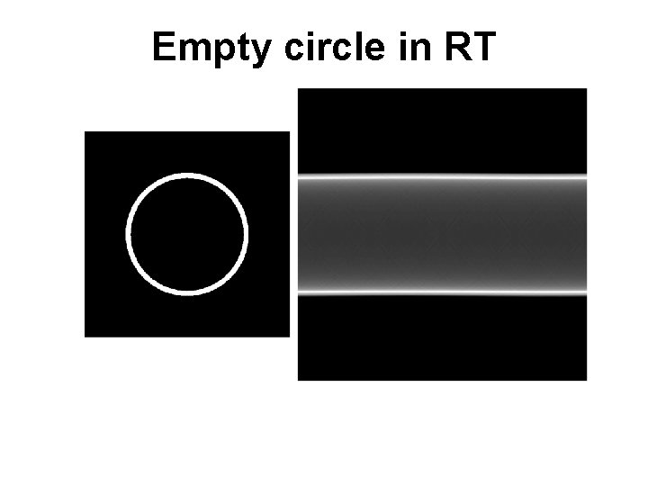 Empty circle in RT Empty circle in RT