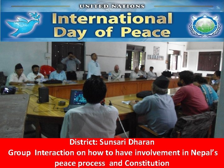 District: Sunsari Dharan Group Interaction on how to have involvement in Nepal’s peace process