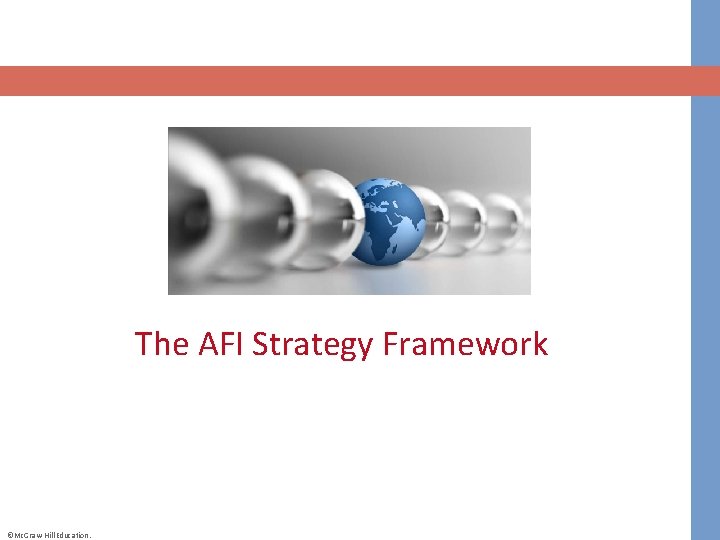 The AFI Strategy Framework ©Mc. Graw-Hill Education. 