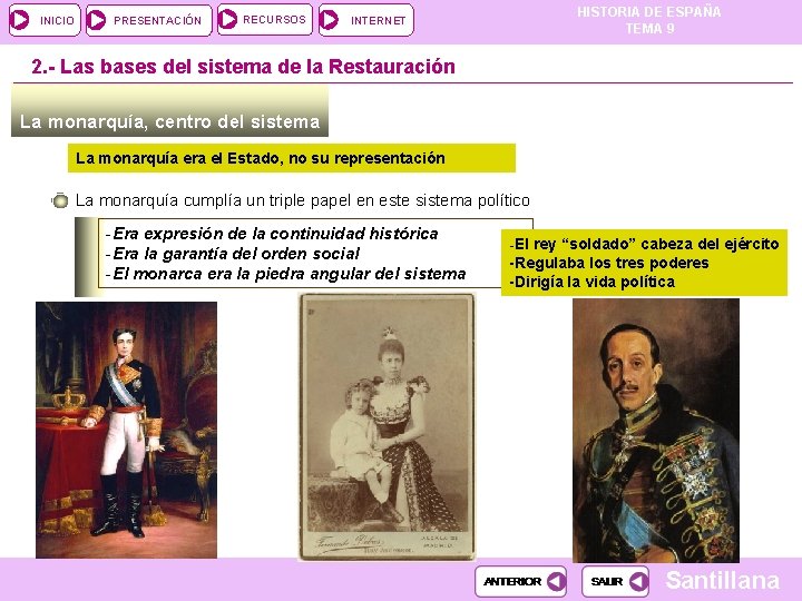 INICIO PRESENTACIÓN RECURSOS HISTORIA DE ESPAÑA TEMA 9 INTERNET 2. - Las bases del INICIO PRESENTACIÓN RECURSOS HISTORIA DE ESPAÑA TEMA 9 INTERNET 2. - Las bases del