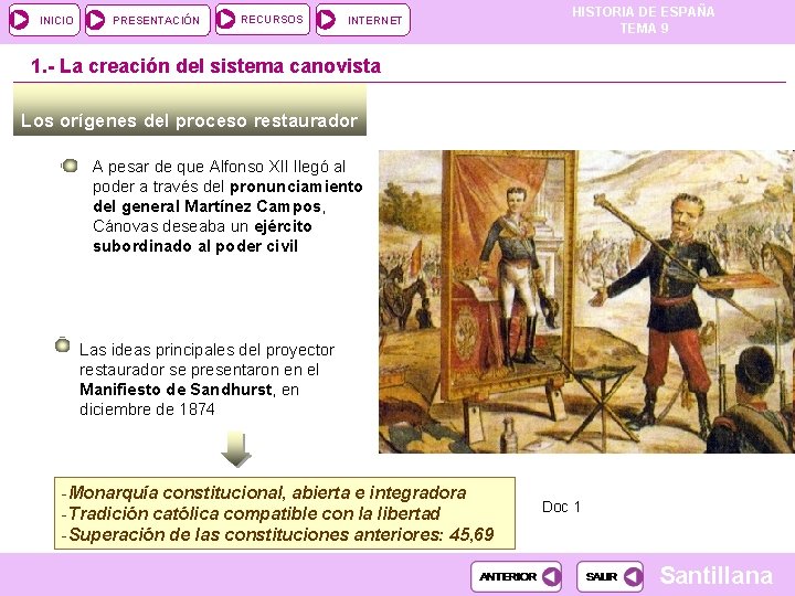 INICIO PRESENTACIÓN RECURSOS HISTORIA DE ESPAÑA TEMA 9 INTERNET 1. - La creación del INICIO PRESENTACIÓN RECURSOS HISTORIA DE ESPAÑA TEMA 9 INTERNET 1. - La creación del