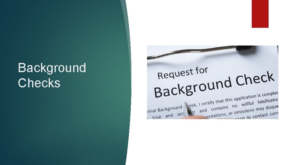 Background Checks 