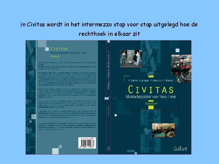 in Civitas wordt in het intermezzo stap voor stap uitgelegd hoe de rechthoek in