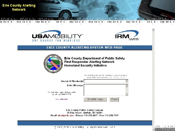 Erie County Alerting Network 