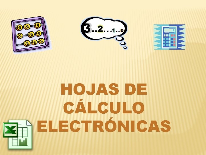 HOJAS DE CÁLCULO ELECTRÓNICAS 