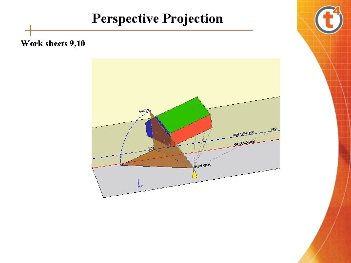 Perspective Projection Work sheets 9, 10 