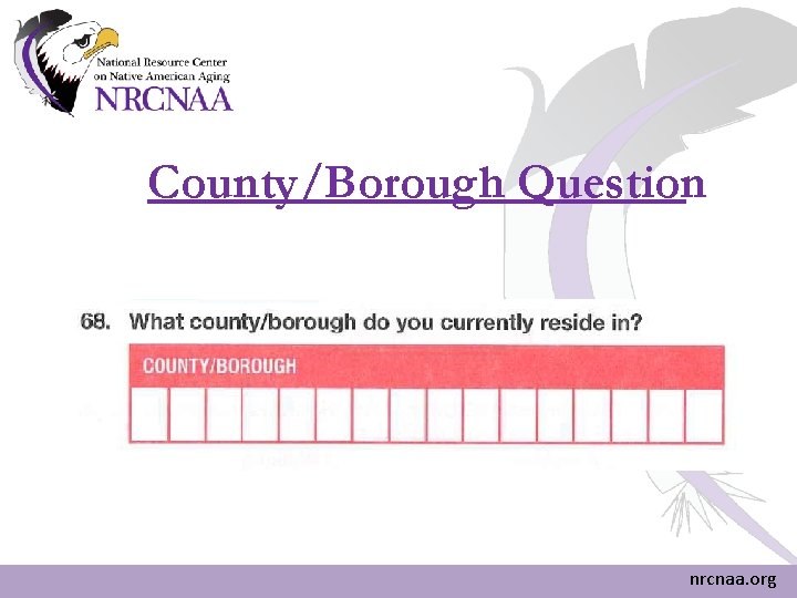 County/Borough Question nrcnaa. org County/Borough Question nrcnaa. org