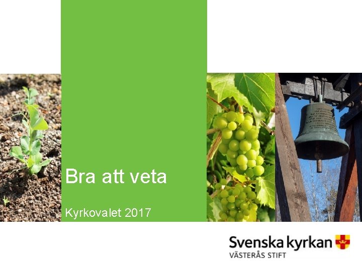 Bra att veta Kyrkovalet 2017 