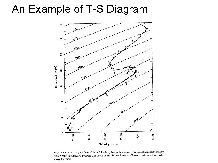 An Example of T-S Diagram 