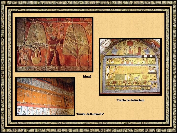 Mural Tumba de Sennedjem Tumba de Ramsés IV 