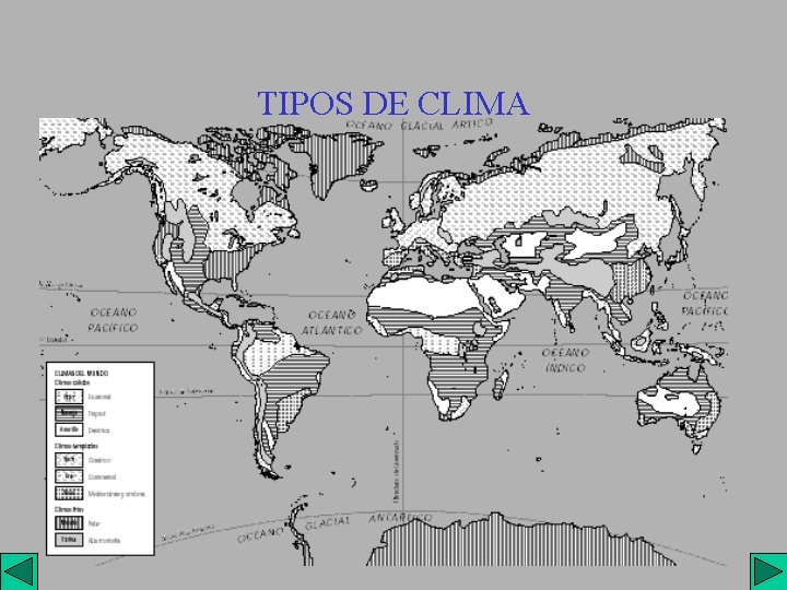 TIPOS DE CLIMA 