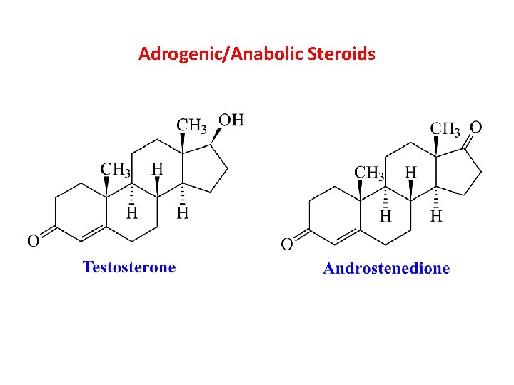 Adrogenic/Anabolic Steroids 