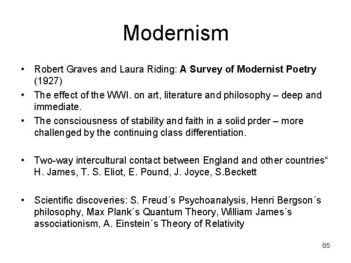 Modernism • Robert Graves and Laura Riding: A Survey of Modernist Poetry (1927) •