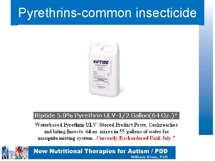 Pyrethrins-common insecticide 