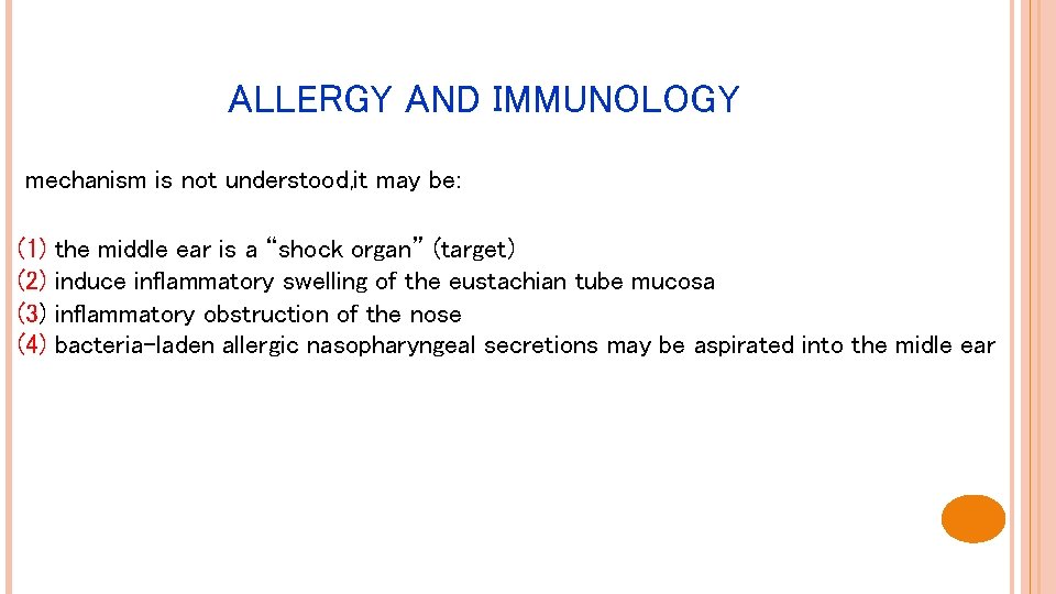 ALLERGY AND IMMUNOLOGY mechanism is not understood, it may be: (1) (2) (3) (4)