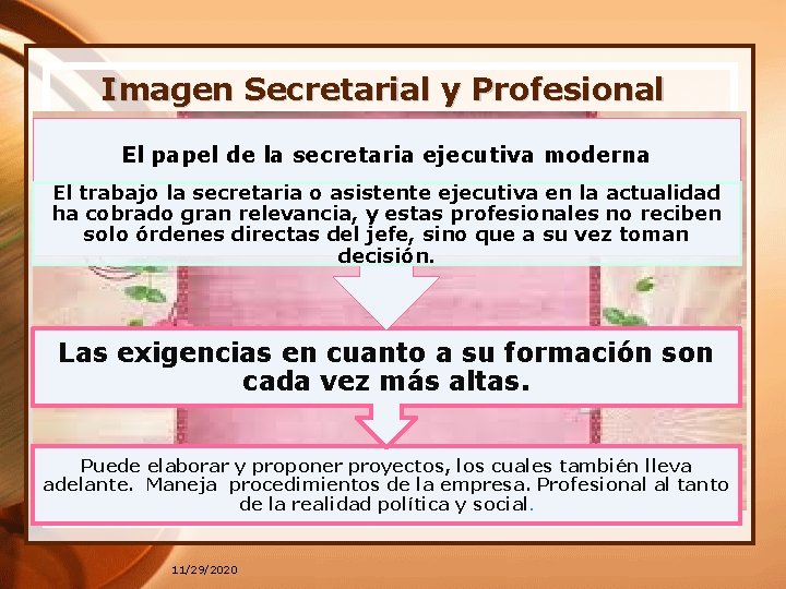 Imagen Secretarial y Profesional El papel de la secretaria ejecutiva moderna El trabajo la