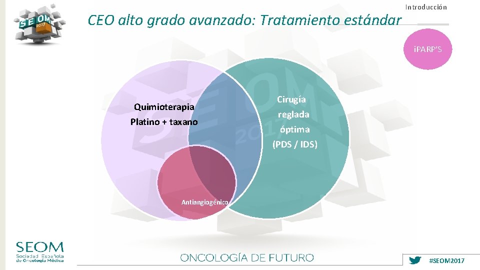 CEO alto grado avanzado: Tratamiento estándar Introducción i. PARP’S Quimioterapia Platino + taxano Cirugía