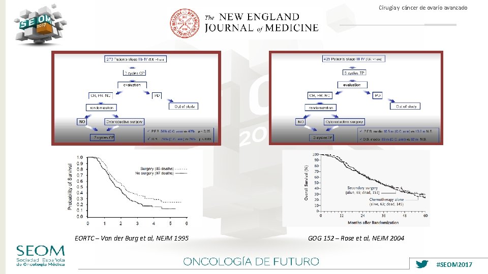 Cirugía y cáncer de ovario avanzado EORTC – Van der Burg et al, NEJM