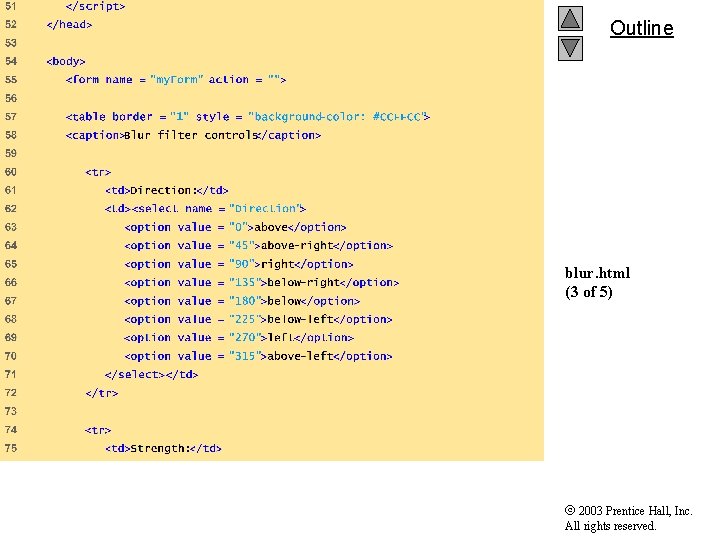 Outline blur. html (3 of 5) 2003 Prentice Hall, Inc. All rights reserved. 