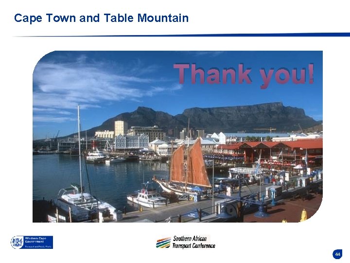Cape Town and Table Mountain Thank you! 44 