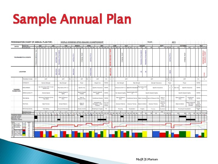Sample Annual Plan Maj(R)S. Maniam Sample Annual Plan Maj(R)S. Maniam