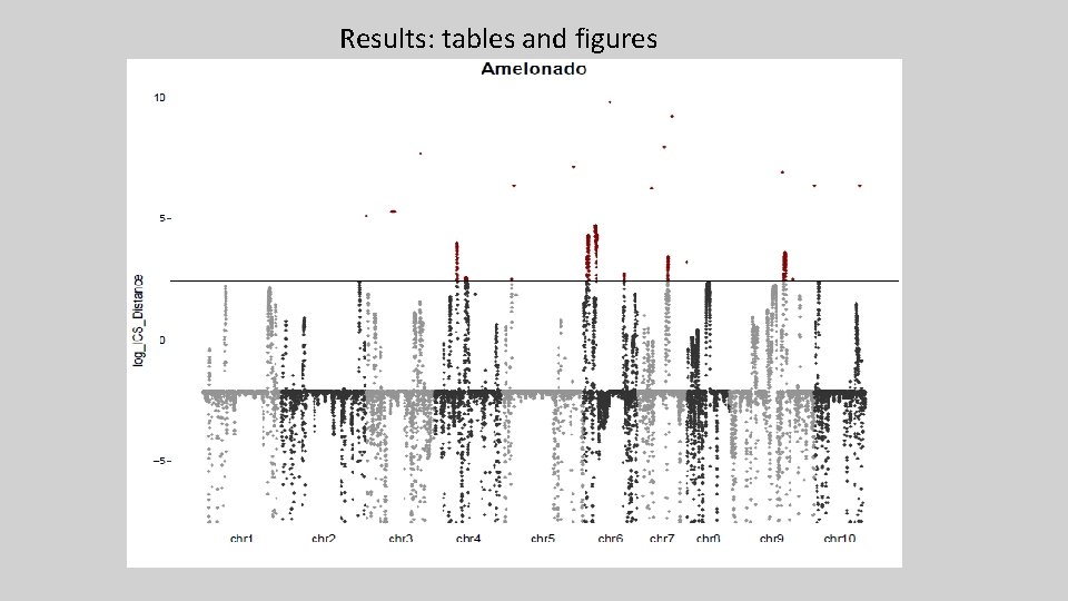 Results: tables and figures Results: tables and figures