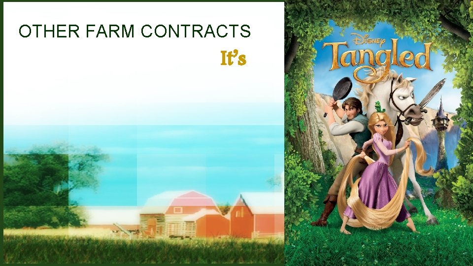 OTHER FARM CONTRACTS It’s OTHER FARM CONTRACTS It’s
