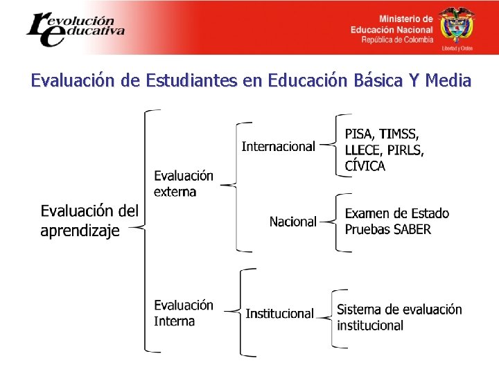 Evaluación de Estudiantes en Educación Básica Y Media 