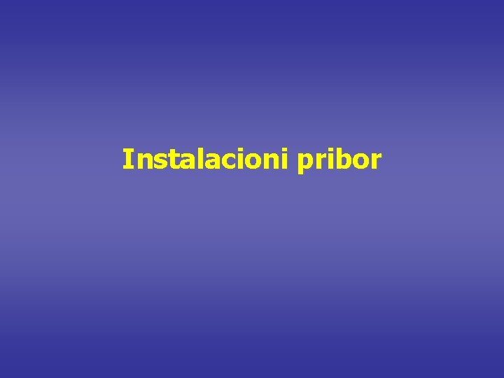 Instalacioni pribor 