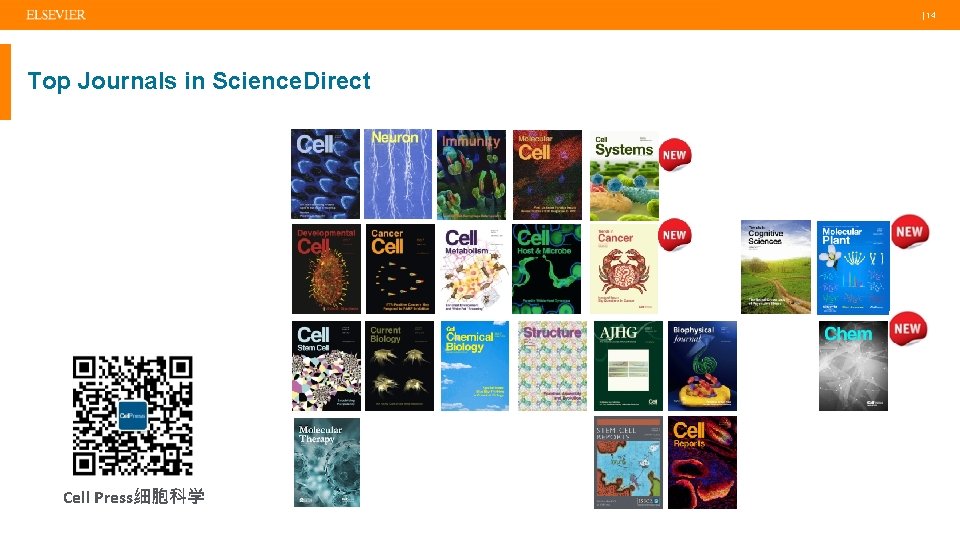  | 14 Top Journals in Science. Direct Cell Press细胞科学 