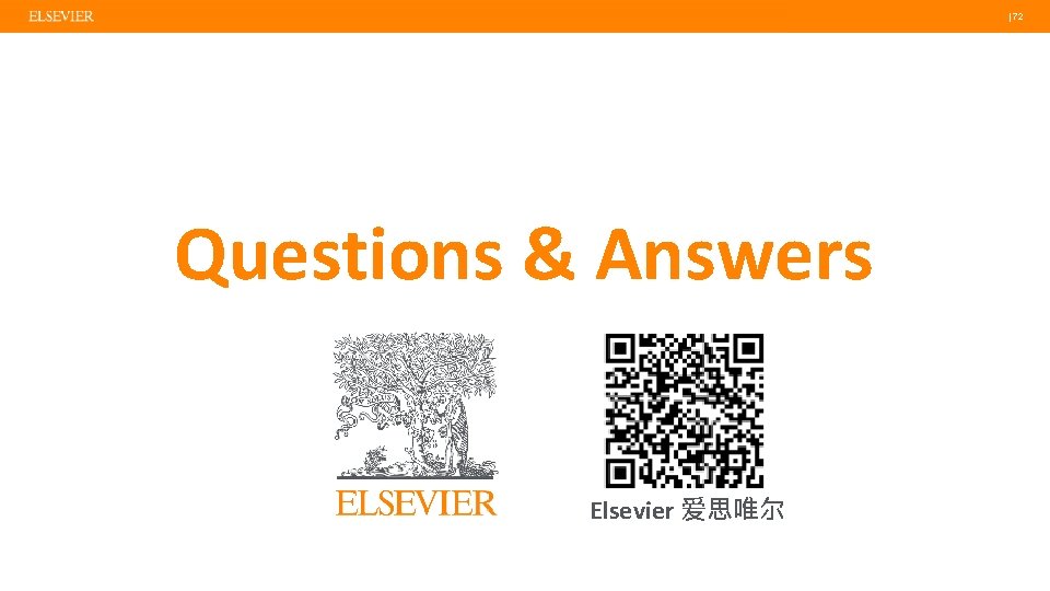  | 72 Questions & Answers Elsevier 爱思唯尔 