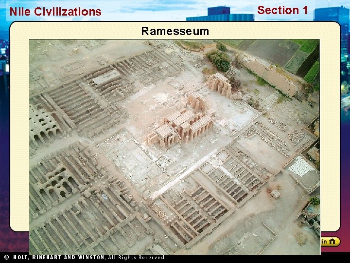Section 1 Nile Civilizations Ramesseum Section 1 Nile Civilizations Ramesseum
