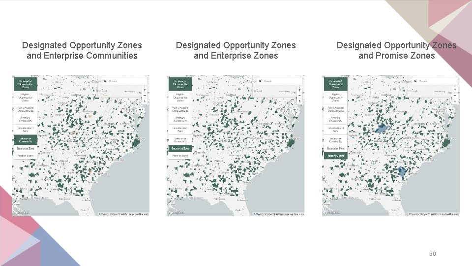 Designated Opportunity Zones and Enterprise Communities Designated Opportunity Zones and Enterprise Zones Designated Opportunity