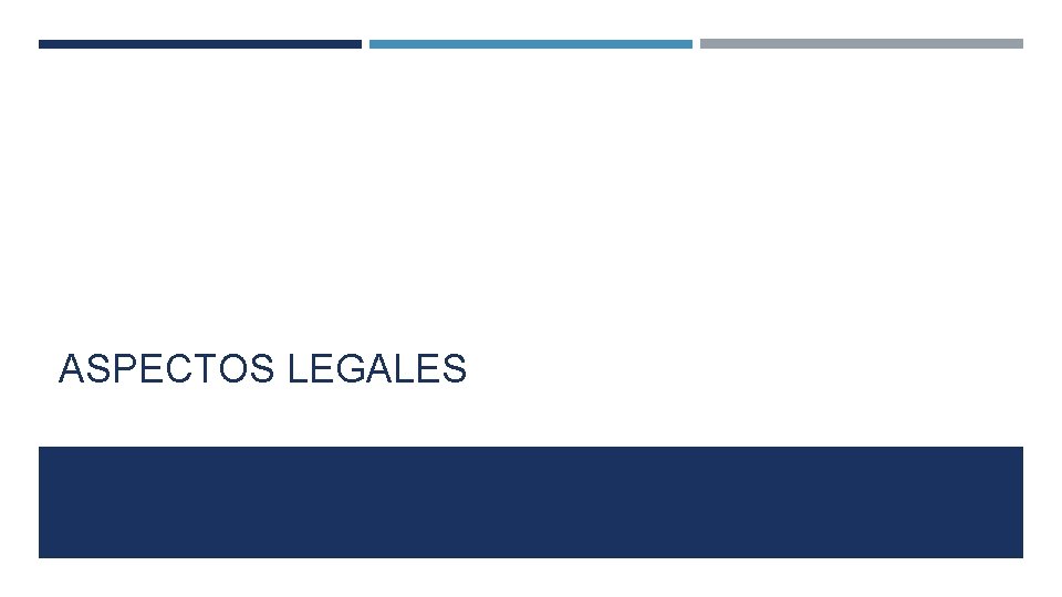 ASPECTOS LEGALES 