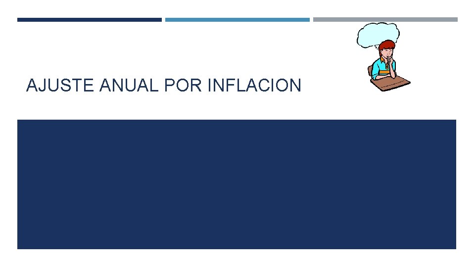 AJUSTE ANUAL POR INFLACION 