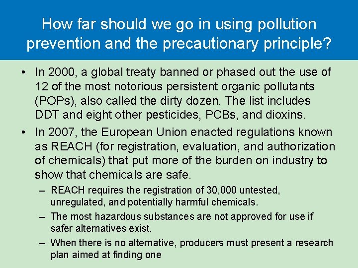 Environmental Hazards and Human Health Chapter 14 Section