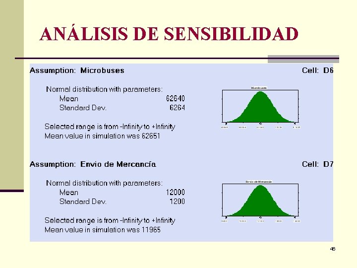 ANÁLISIS DE SENSIBILIDAD 46 