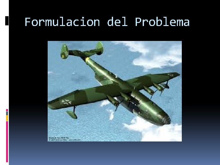 Formulacion del Problema 