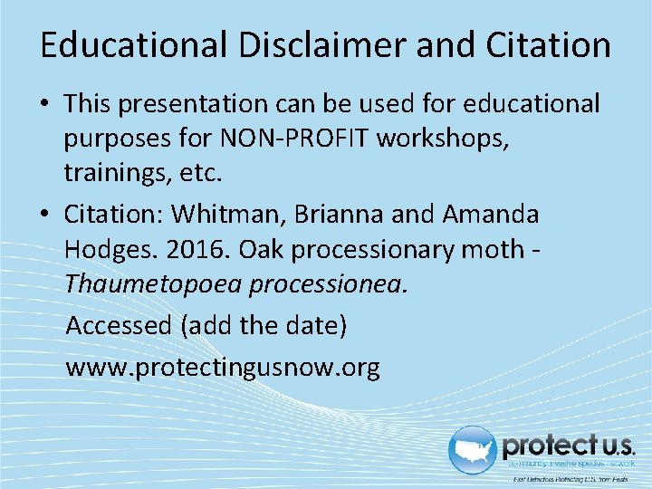 Educational Disclaimer and Citation • This presentation can be used for educational purposes for Educational Disclaimer and Citation • This presentation can be used for educational purposes for